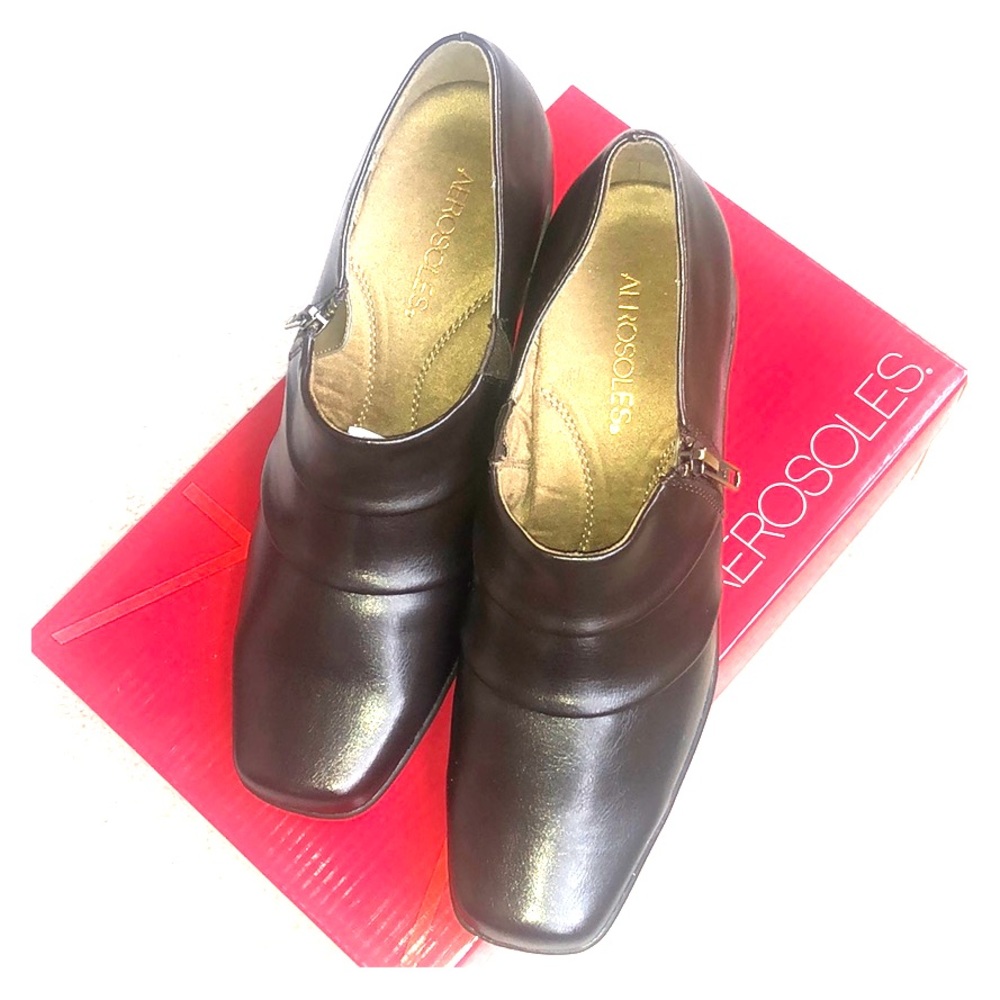 NIB - 🆕 Aerosoles shoes in brown 8.5, 2 inch heel